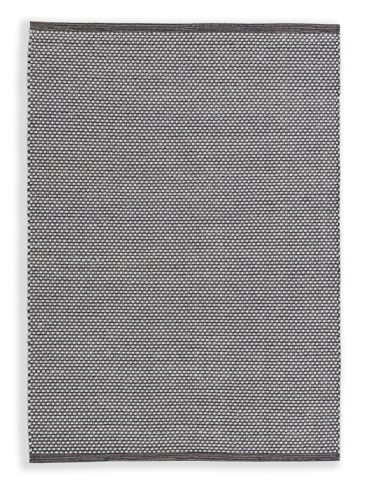 Ručně tkaný kusový koberec Luna 191040 Anthracite, 140x200, bílá, černá, chodba / předsíň, Schöner Wohnen