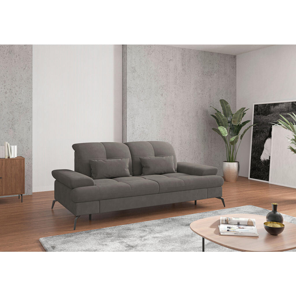 Sit & More 2,5SEDÁK, textil, barvy grafitu