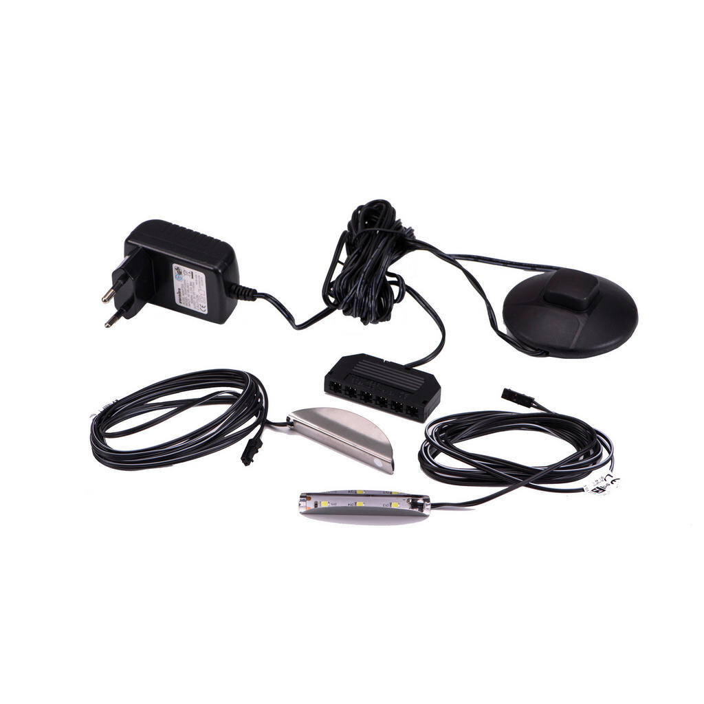 Xora OSVĚTLENÍ SKLENĚNÉ POLICE, 6/2/1 cm