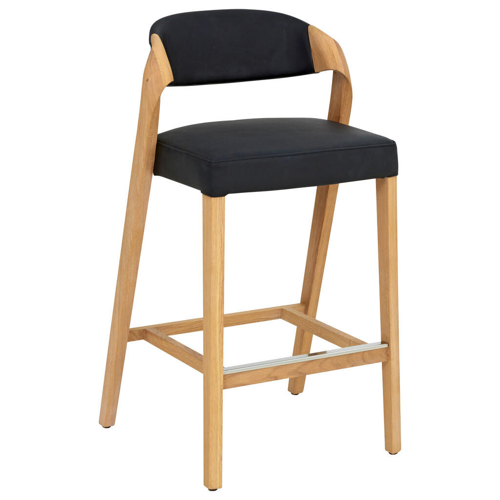 Voglauer PULTOVÁ ŽIDLE, černá, divoký dub