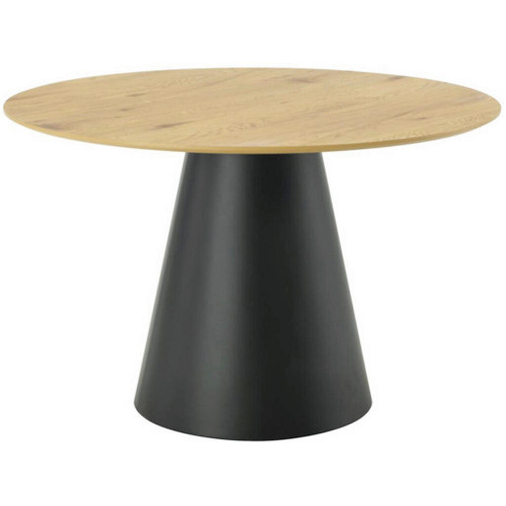 Livetastic JÍDELNÍ STŮL, černá, barvy dubu, 120/120/75 cm