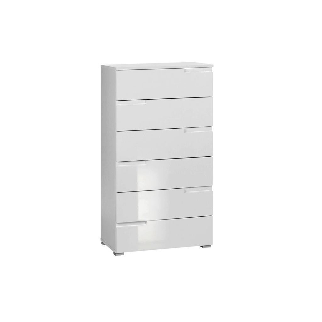 Xora KOMODA, bílá, vysoce lesklá bílá, 65/117,6/40 cm