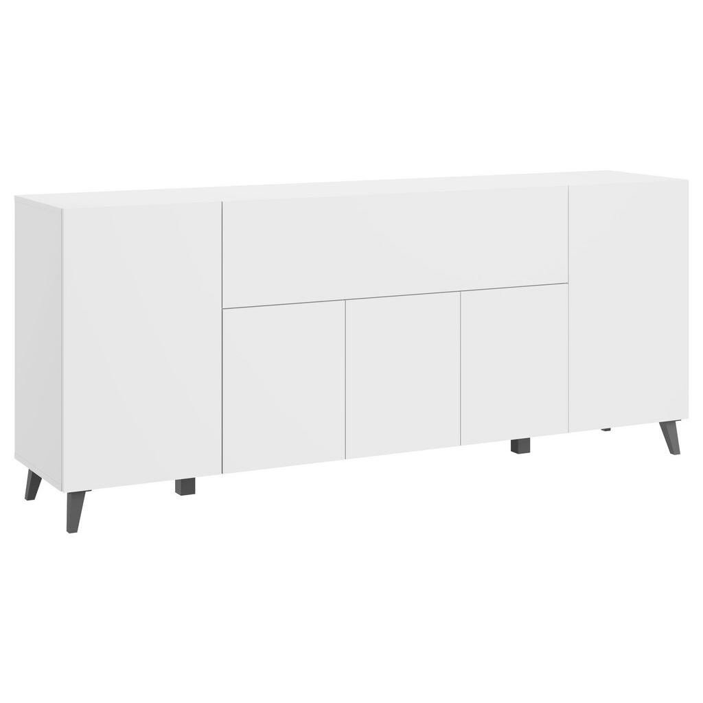 Livetastic ŠIROKÁ KOMODA, bílá, 180/76/37,5 cm