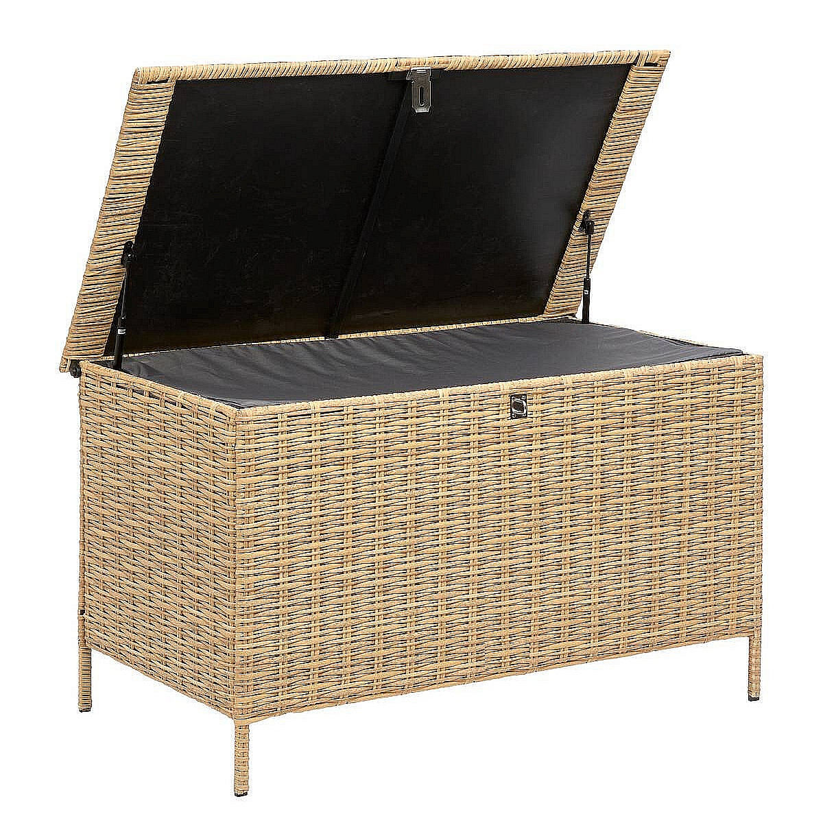 DEOKORK Ratanový úložný box MALIBU 116x69x68 cm (béžovo-hnědá)