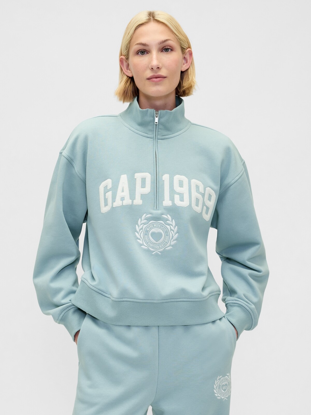 GAP Oversize mikina s logem 1969 VintageSoft - Dámské