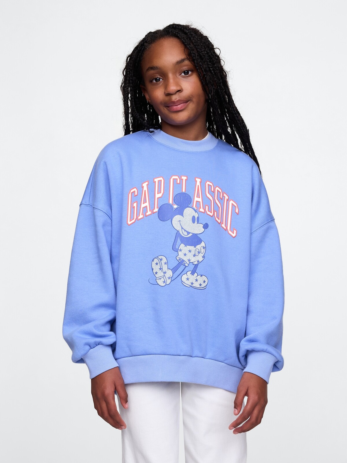 Oversize dětská mikina Gap & Disney VintageSoft - Holky