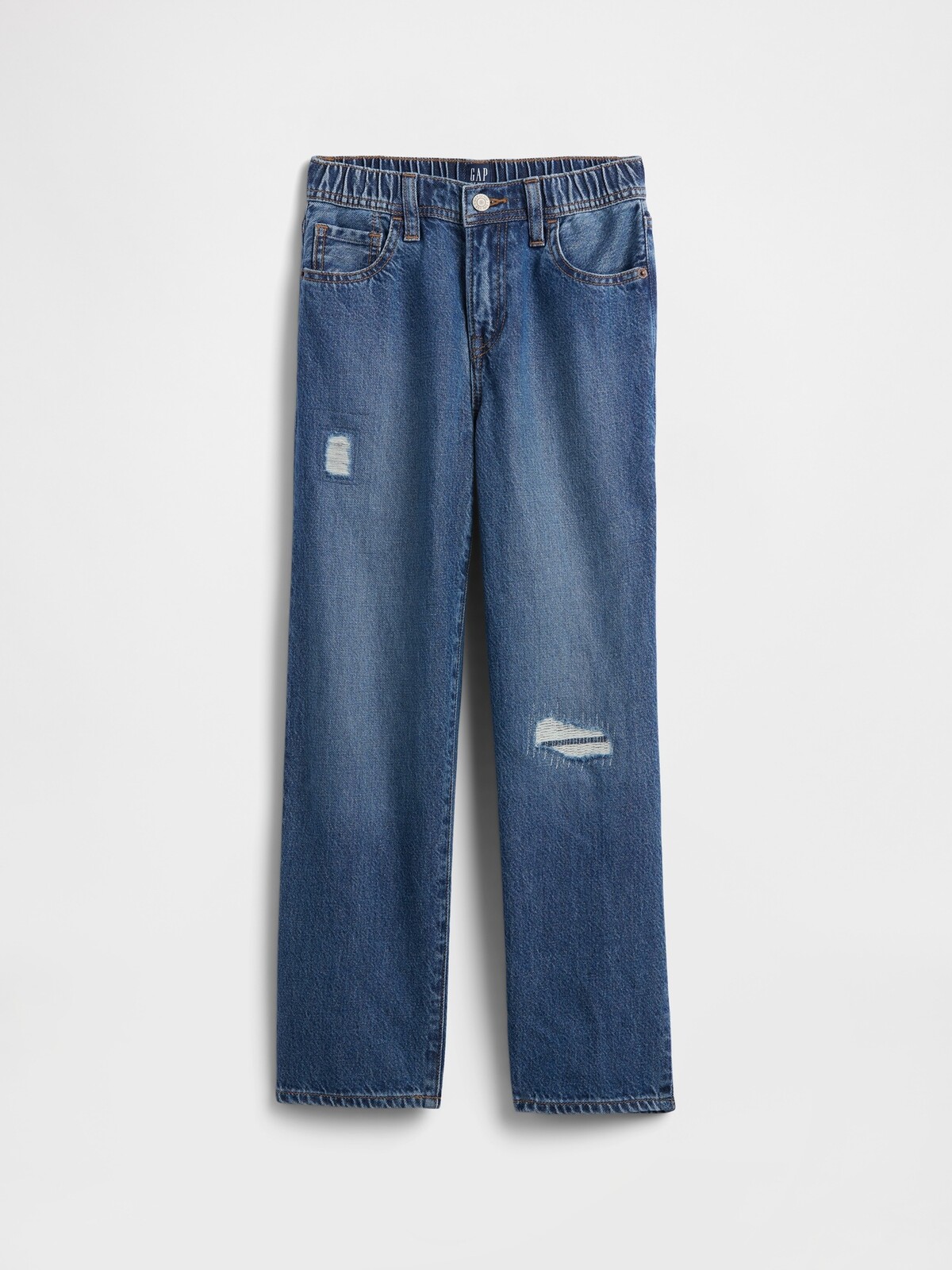 GAP Dětské džíny Distressed Soft Relaxed - Kluci