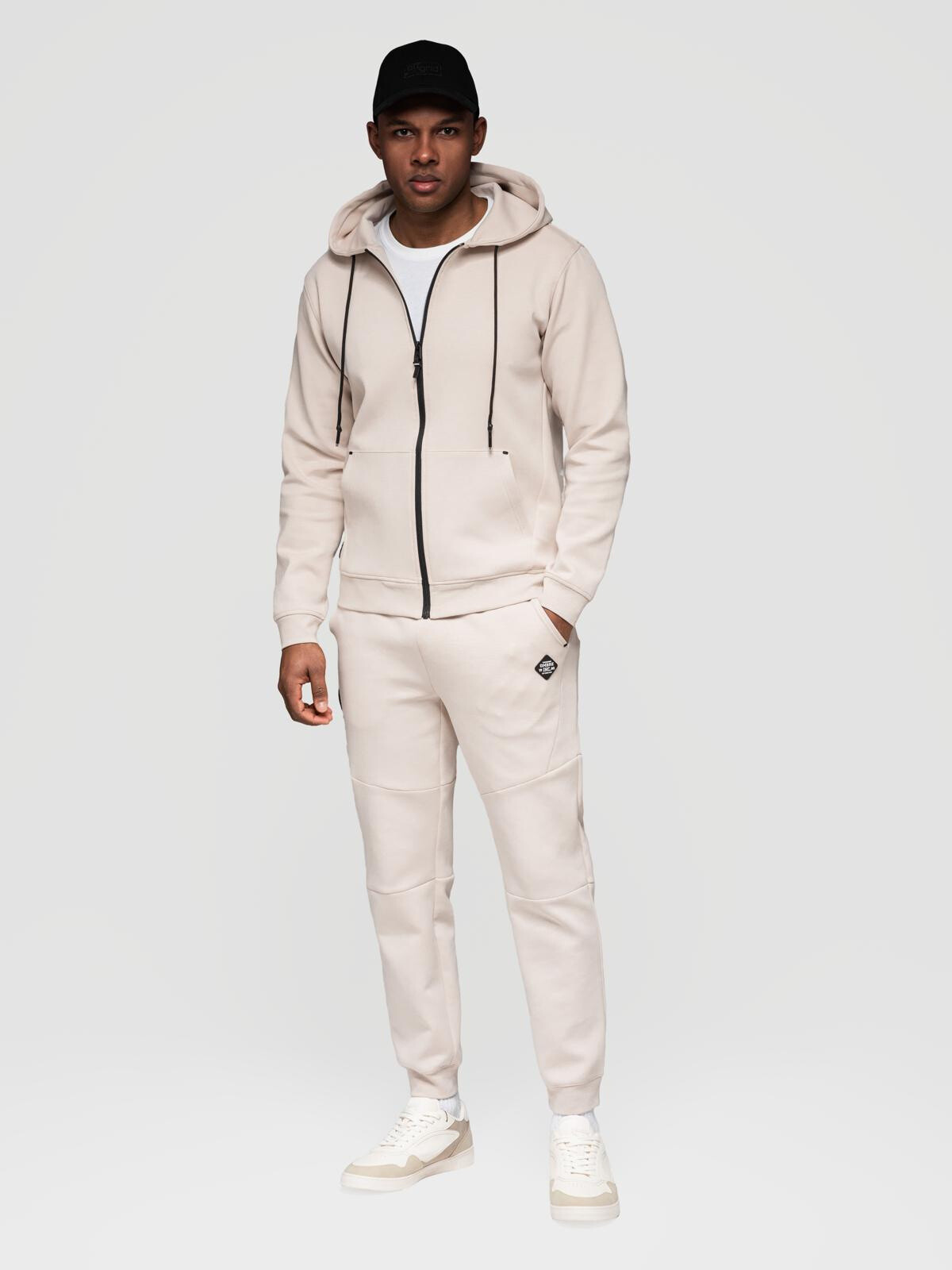 Ombre Men's sweatshirt set hooded sweatshirt + jogger pants