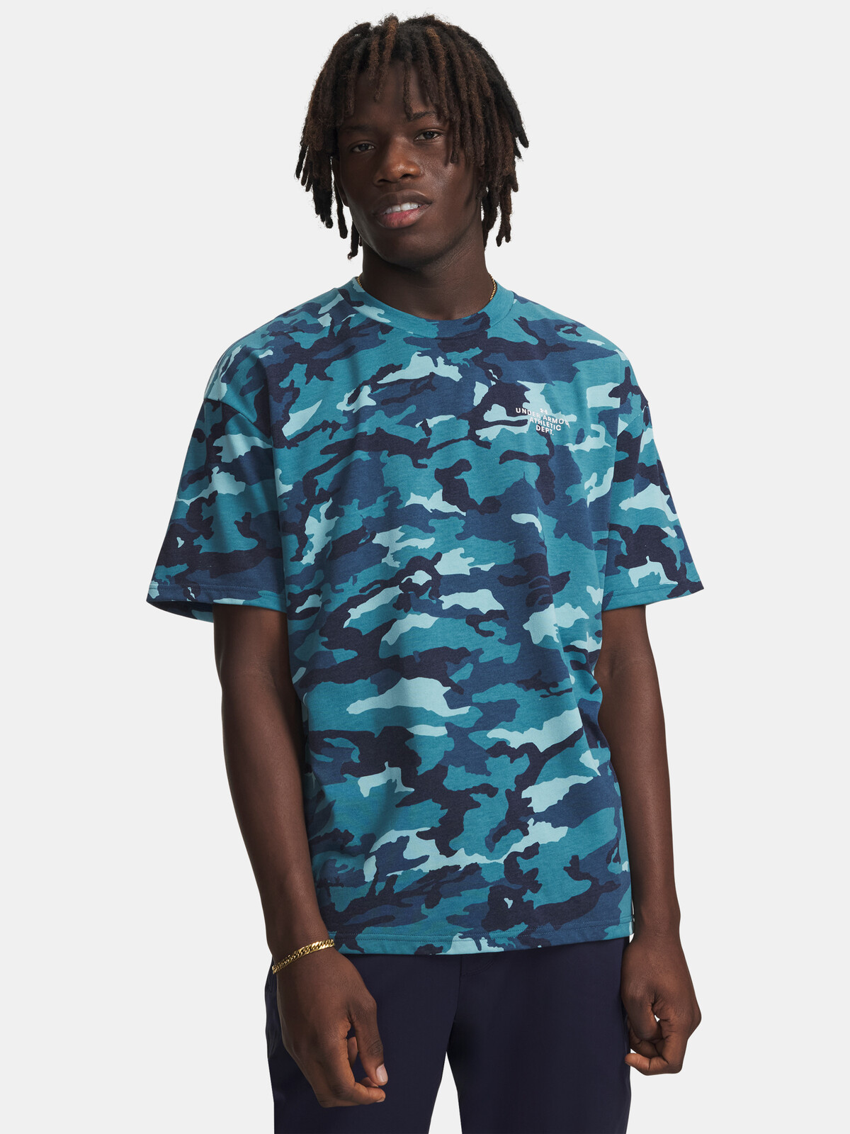 Pánské tričko Under Armour UA HWT ATHLETIC DEPT AOP SS - Pánské