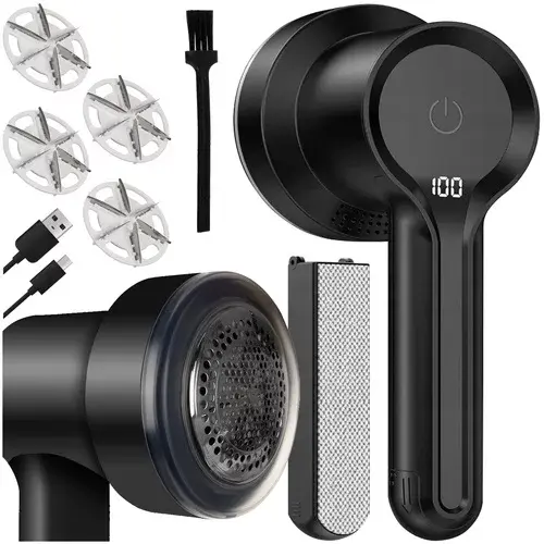 Strojek na odstranění žmolků - 3 rychlosti + 4 nástavce