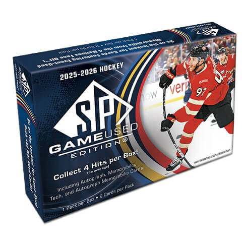 2025-2026 NHL Upper Deck SP Game Used Hockey Hobby box - hokejové karty