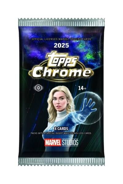 2025 Topps Chrome Marvel Studios - Hobby balíček