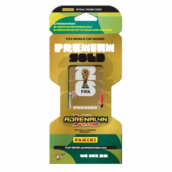 FIFA World Cup 2026 - Premium Gold Booster Balíček - fotbalové karty