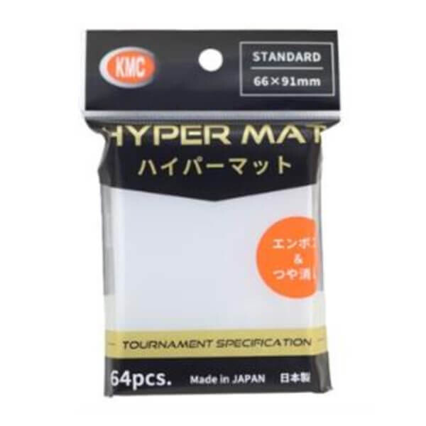 Obaly na karty KMC Standard Sleeves - Hyper Mat Clear - 64 ks