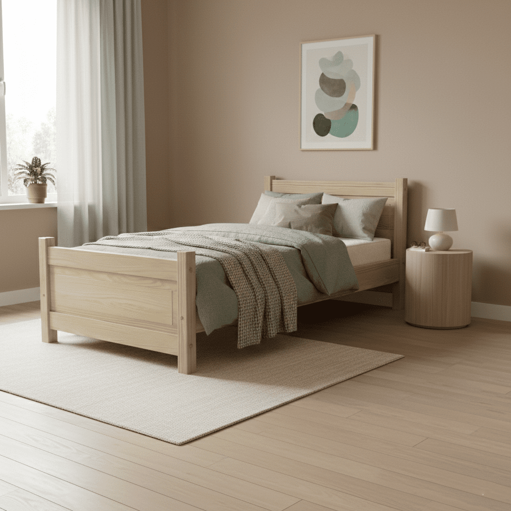 DJM Postel z Masivu NOBLE, 80x200 cm