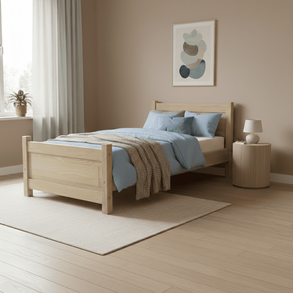 DJM Postel z Masivu NOBLE, 90x200 cm