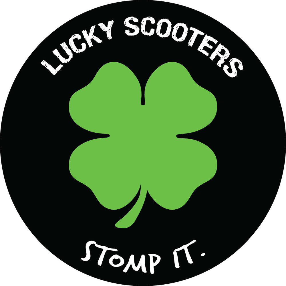 Lucky - Stomp It Scooter Sticker - Samolepka