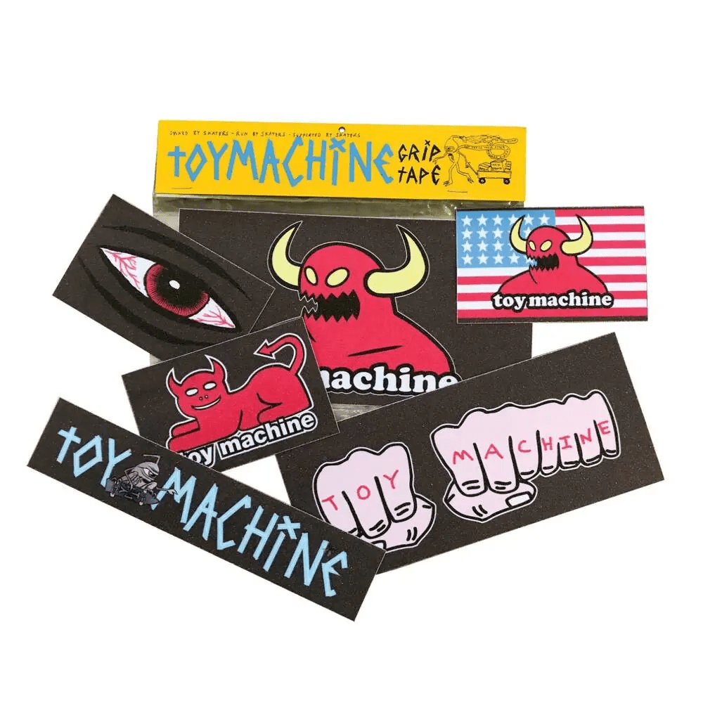 Toy Machine - Insecurity Griptape Stickers Single-Pack Black - Sada samolepek