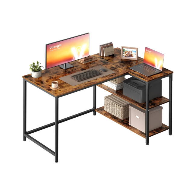 Rohový kancelářský stůl LWD135KD01