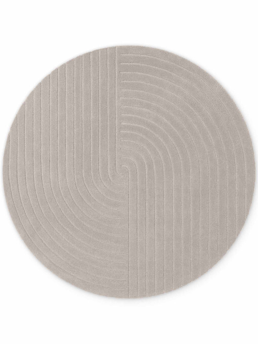 Koberec ARCURA světle šedý kruh