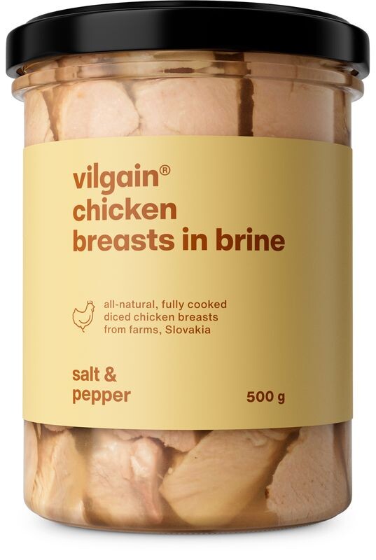 Vilgain Kuřecí prsa ve slaném nálevu – se solí a pepřem 500 g