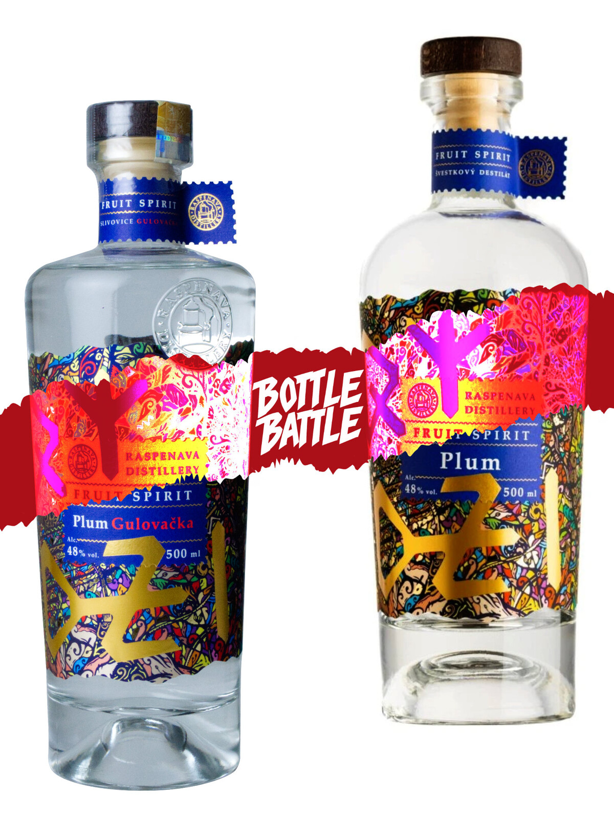 Raspenava distillery Bottle Battle #12 Slivovice 2 (Raspenava vs. Raspenava)