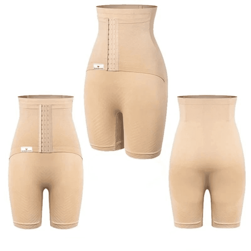 WONDERMOM Poporodní stahovací kalhotky Belly Binder Beige vel. L