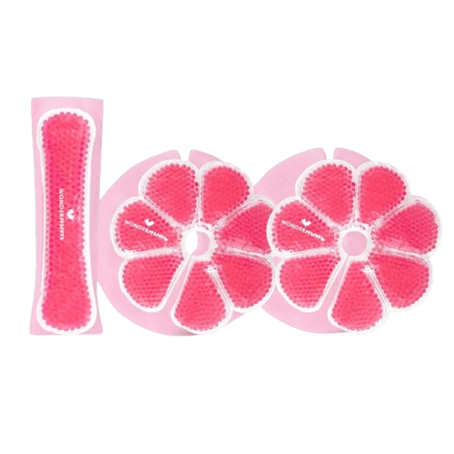 WONDERMOM Sada perličkových obkladů na prsa a poporodní vložky