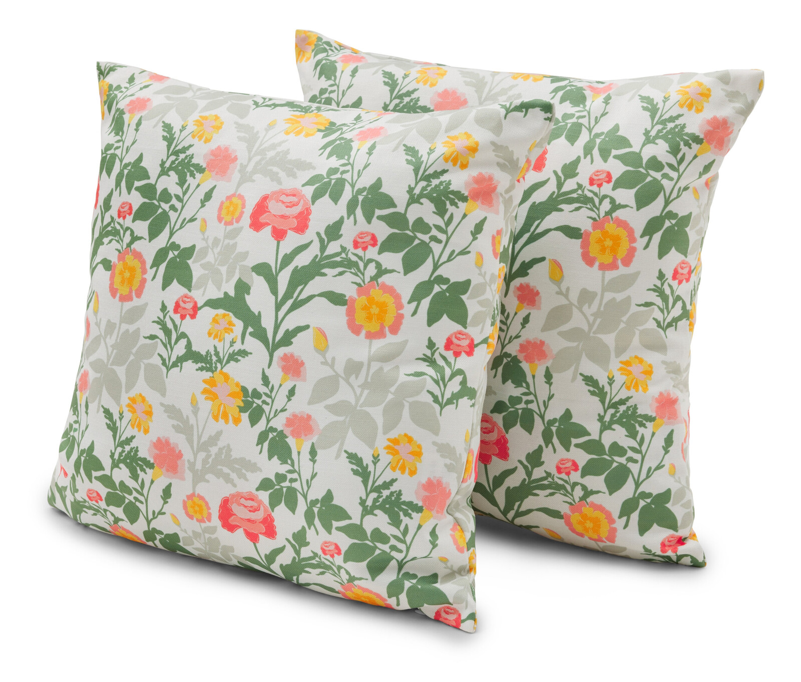 Tchibo - Venkovní polštáře s květinovým vzorem - barva: vícebarevná