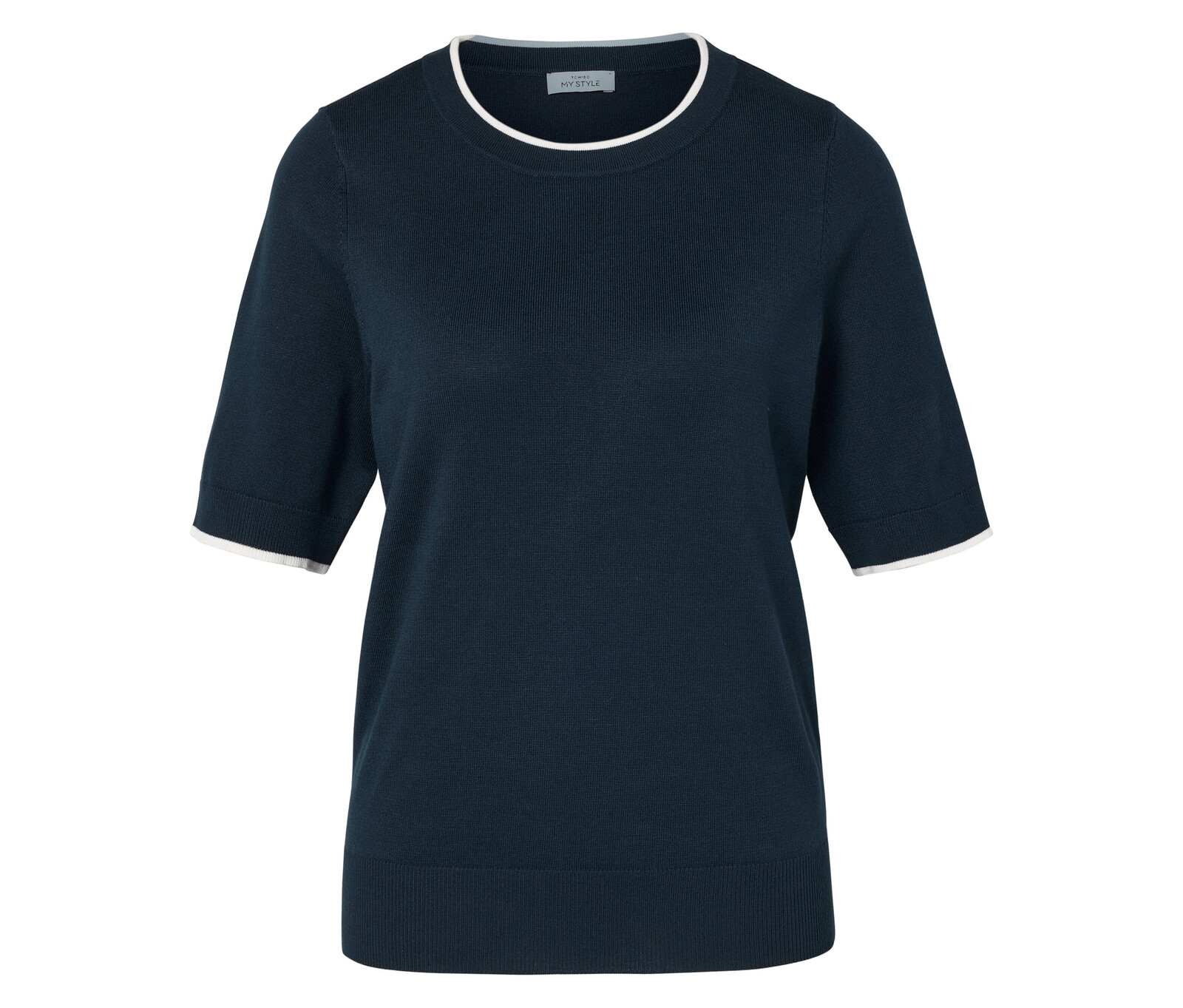 Tchibo - Svetr z jemného úpletu - pro ženy - vel. XL 48/50 - barva: modrá