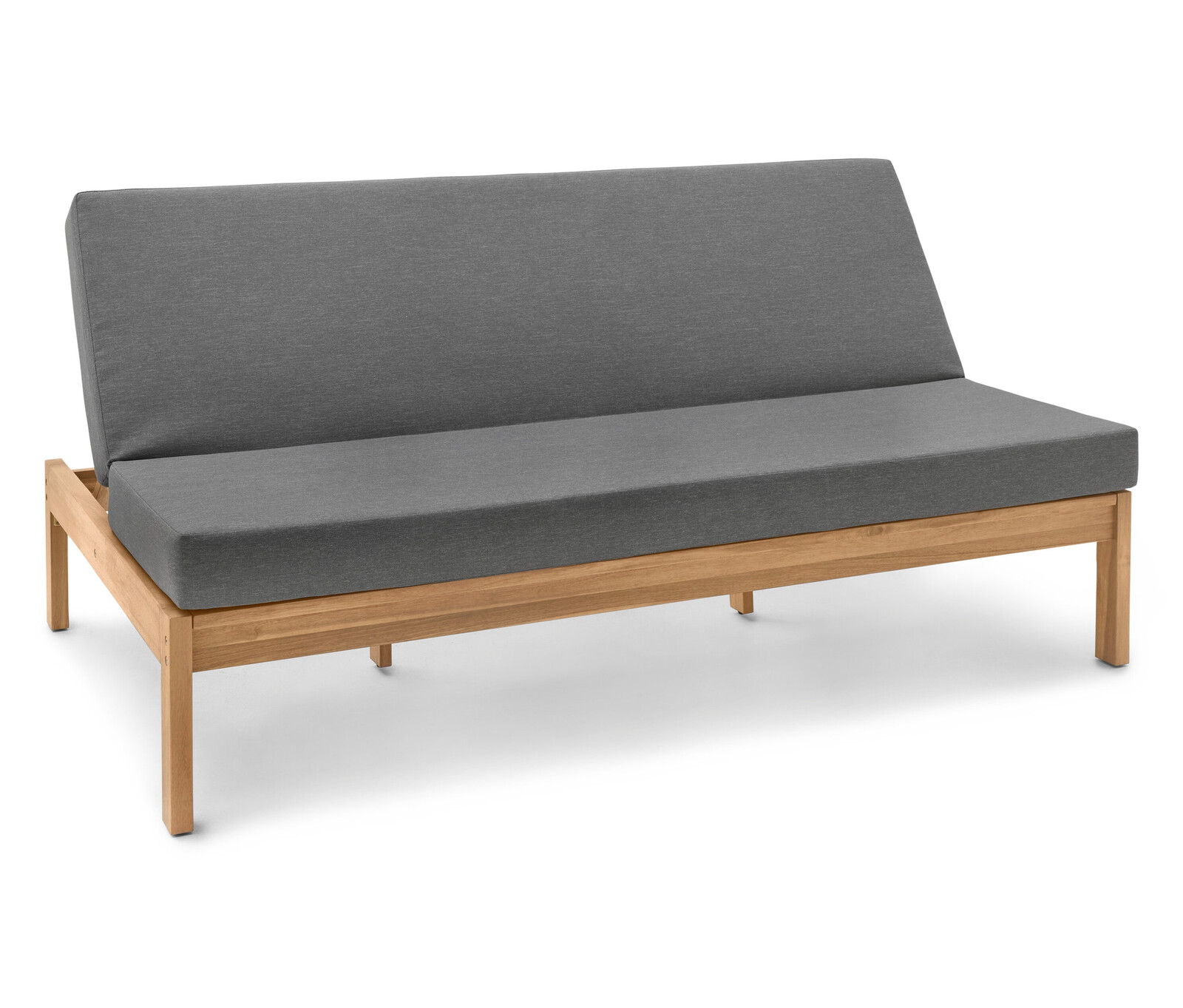 Tchibo - Zahradní lavice 2 v 1 – dvojité lehátko - barva: šedá