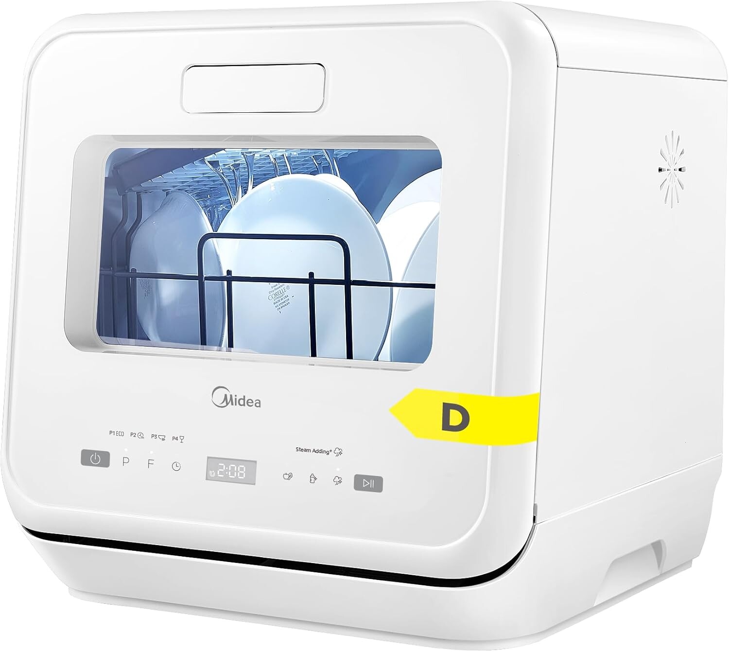 Mini myčka nádobí Midea MDWMT201DW Wi-Fi aplikace MSmartHome Kamper