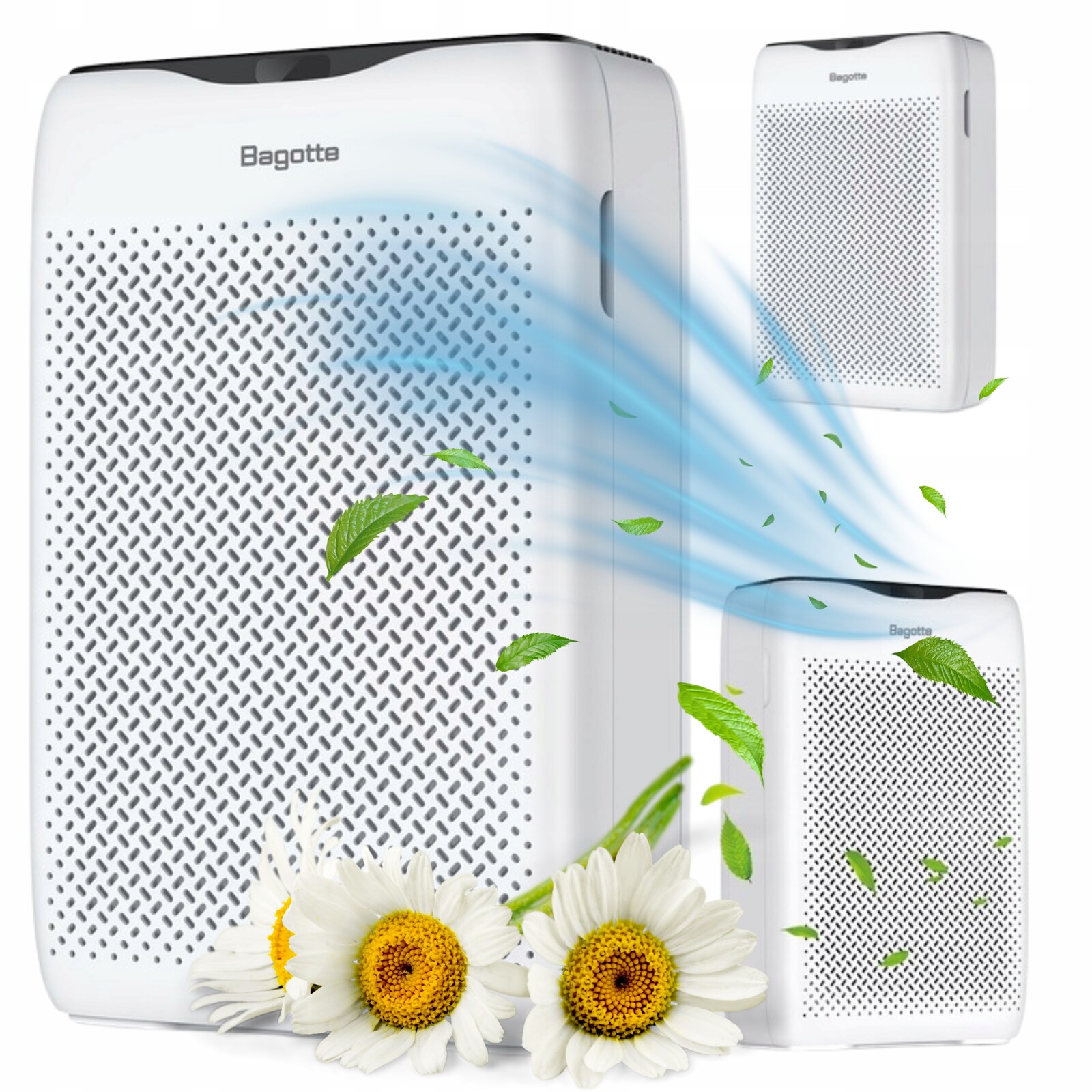 Čistička Vzduchu Pro Alergiky Velká Automatická Hepa Bagotte C212