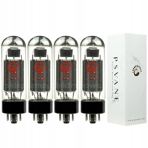 EL34C 6CA7 Psvane 4 ks vybraný čtverec