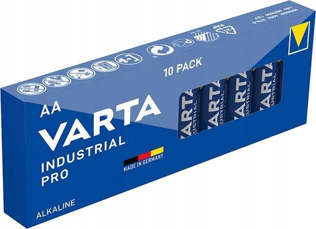 Baterie Industrial Pro Aa v kartonové krabici po 400 ks Varta