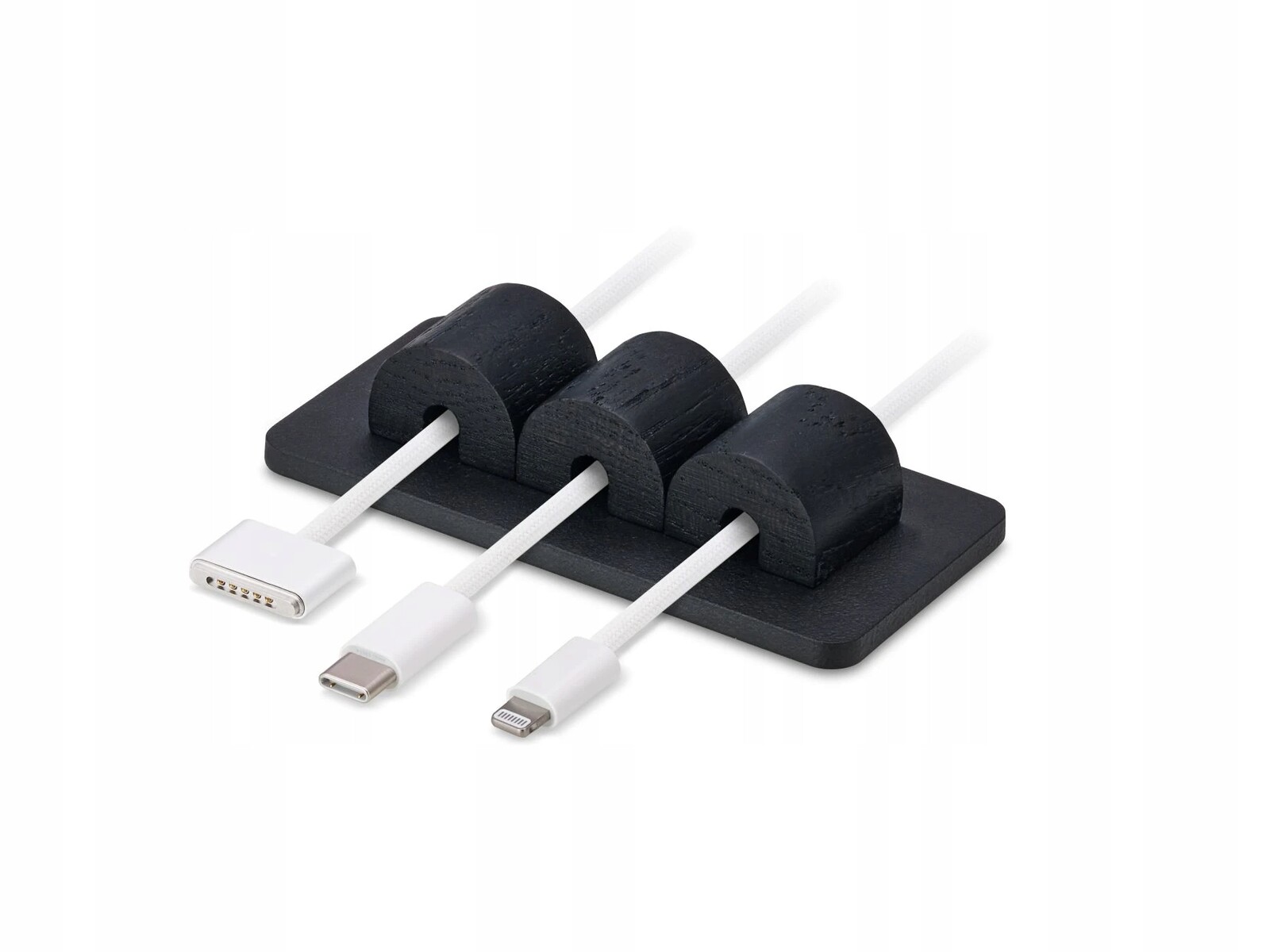 Magnetický organizér na kabely černý černý