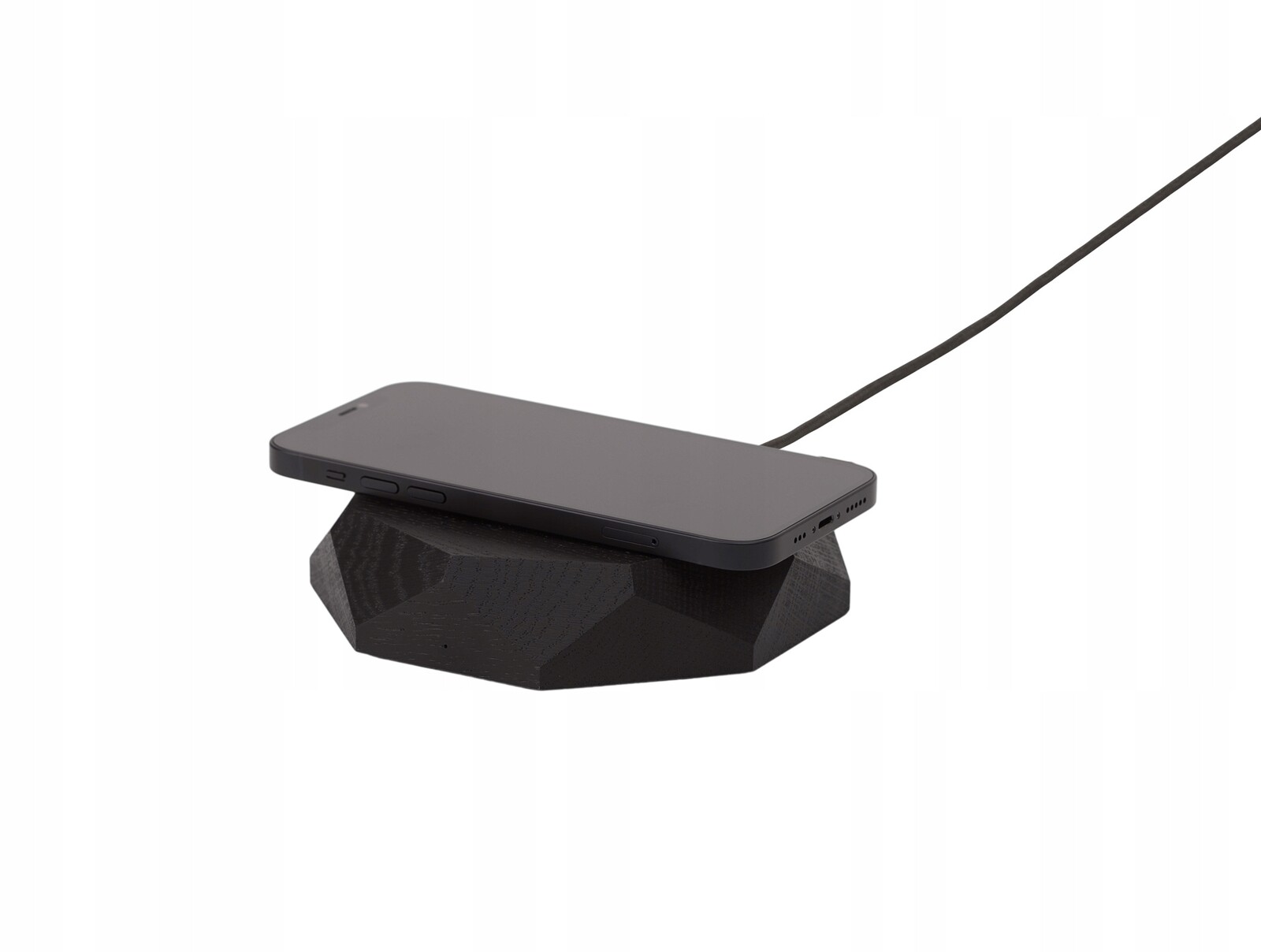 Bezdrátová nabíječka Geometrická Černá