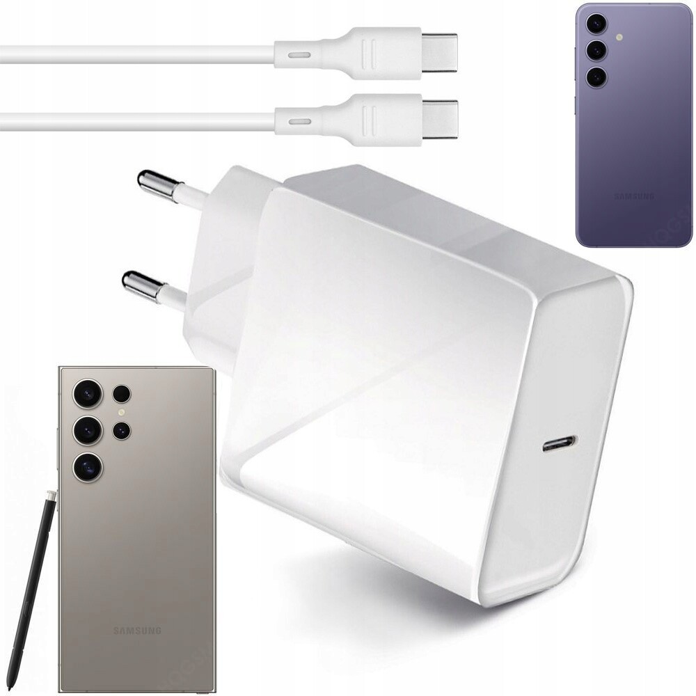 Rychlá nabíječka Usb-c 45W Kabel pro Samsung Galaxy S25 Ultra S25+ Plus