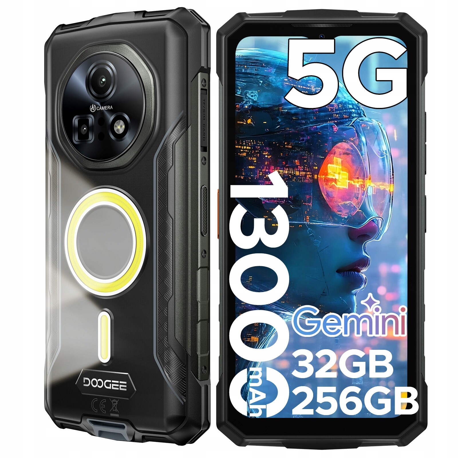 Doogee Fire7Pro Smartphone 5G 32+256B 6.6