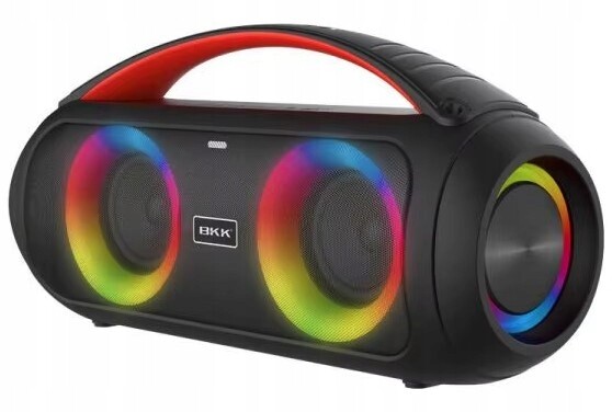 Bluetooth Reproduktor Přenosný Bezdrátový Boombox Karaoke Bkk B62 Černý
