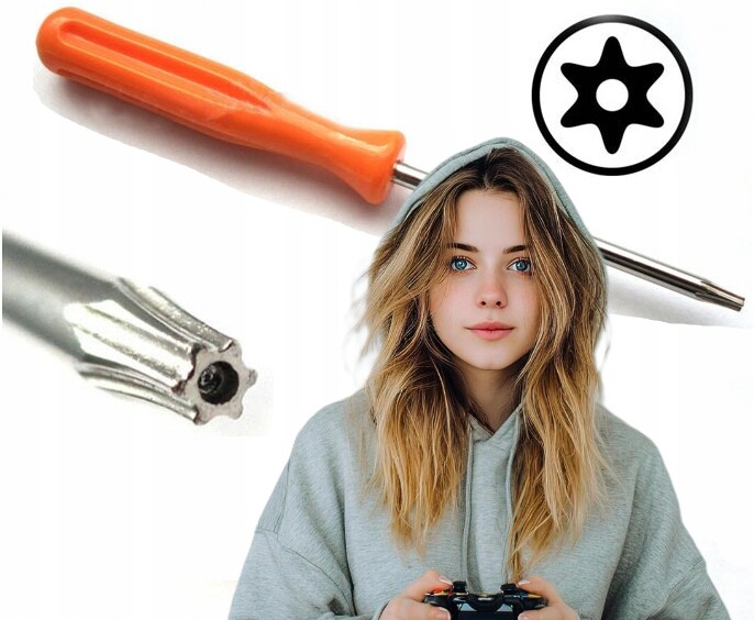 Šroubovák Torx T8 Security s otvorem pro Xbox One PS3 PS4 PS5