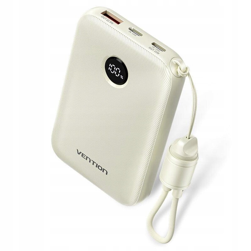 Power Bank Usb 10000MAH 22.5W/BEIGE FKAN0-C Vention