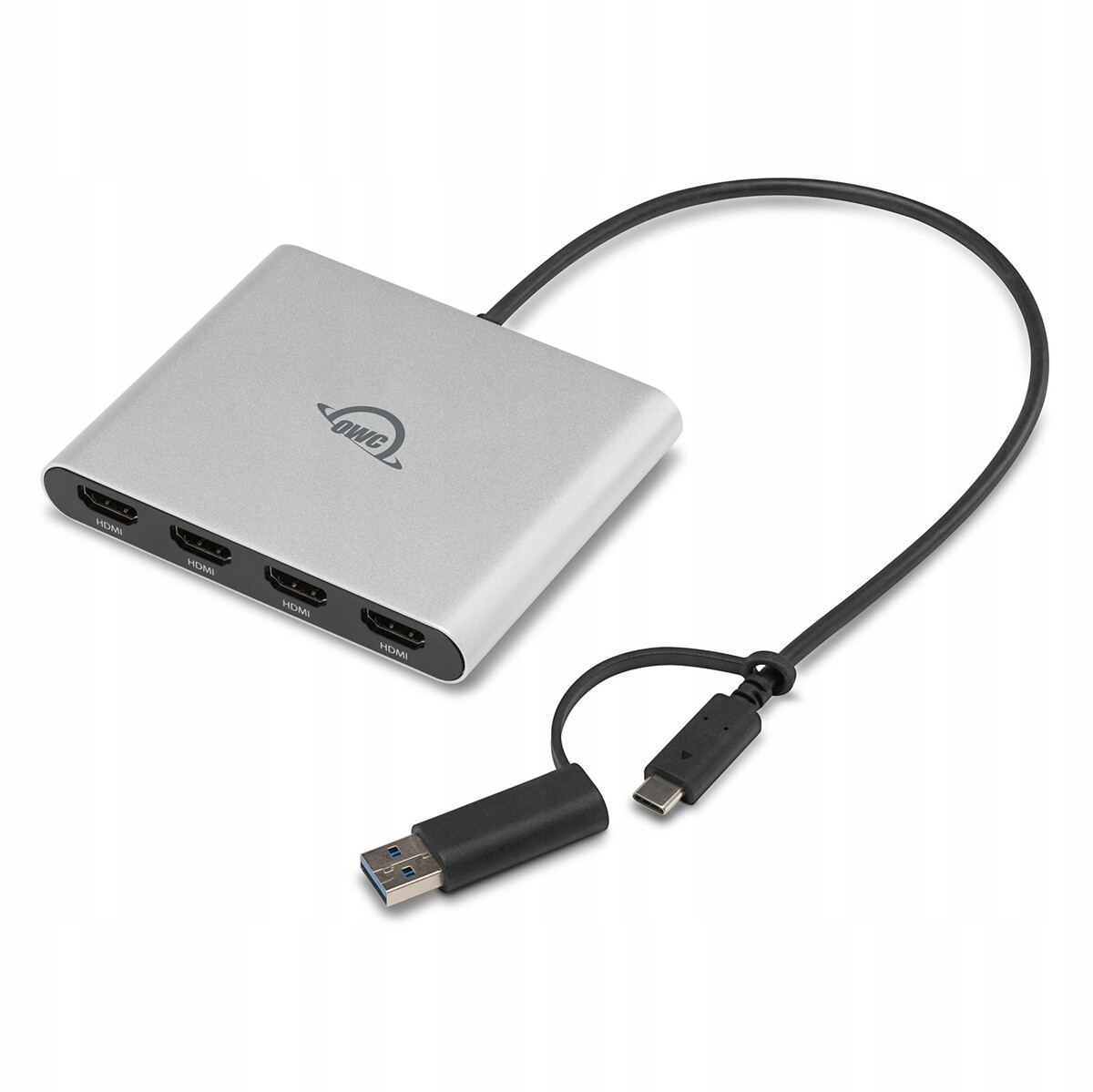 Owc Usb-c Quad Hdmi 4x Hdmi 4K grafický adaptér s DisplayLink macOS Windows