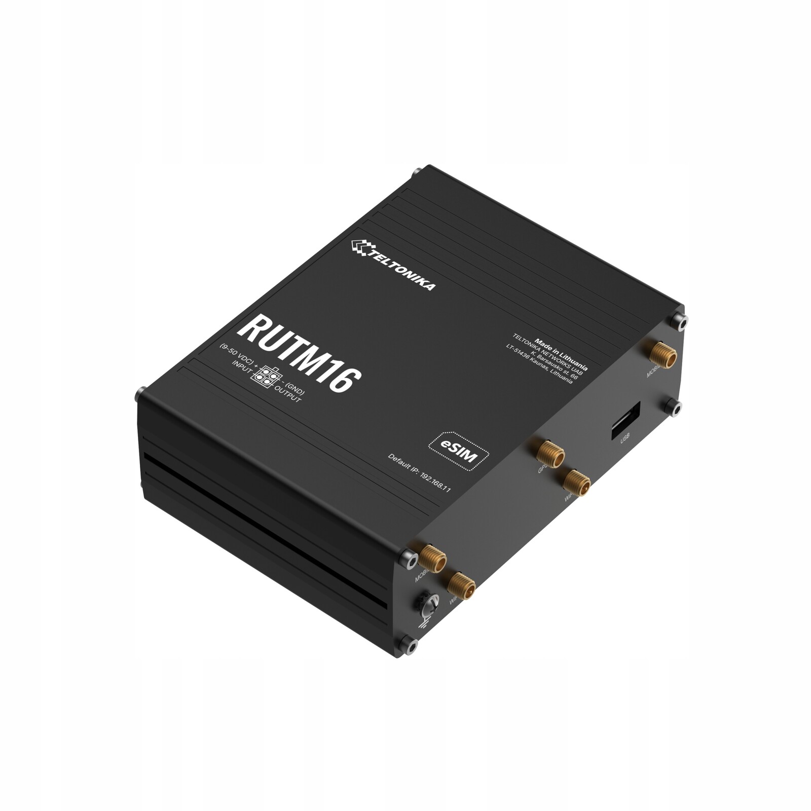 Teltonika RUTM16 – Globální Lte Cat 6 Dual Sim eSIM 5× Lan Mesh Wi-Fi