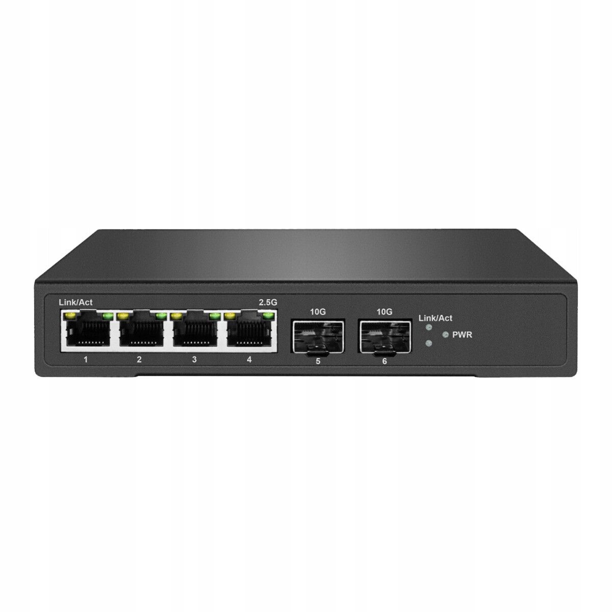 Switch Abart Pro 4x 2,5GbE PoE 2x 10GbE Sfp+ spravovatelný L2 Web Smart