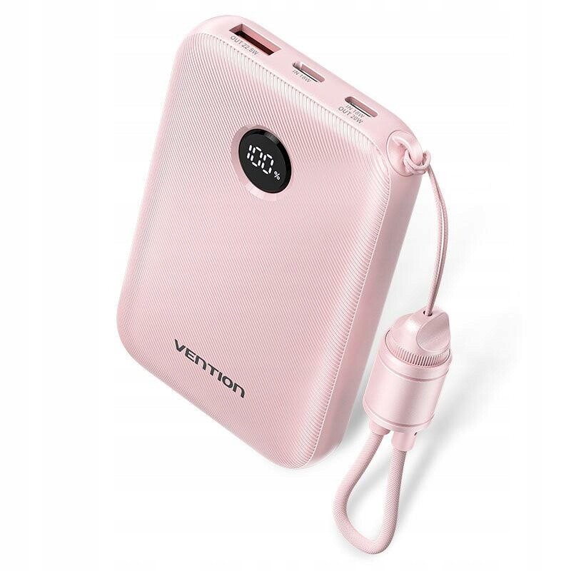Power Banka Usb 10000MAH 22.5W/PINK FKAP0-C Vention