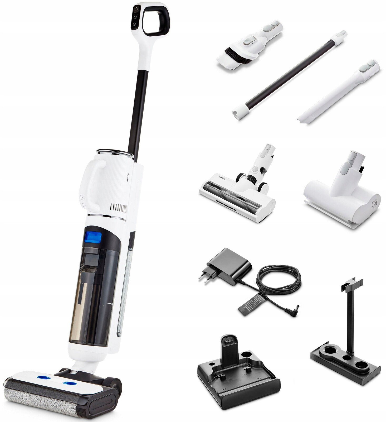 Výkonný Cyklonový Vysavač Vysavač Bílý 200 W 2v1 Led EPA10