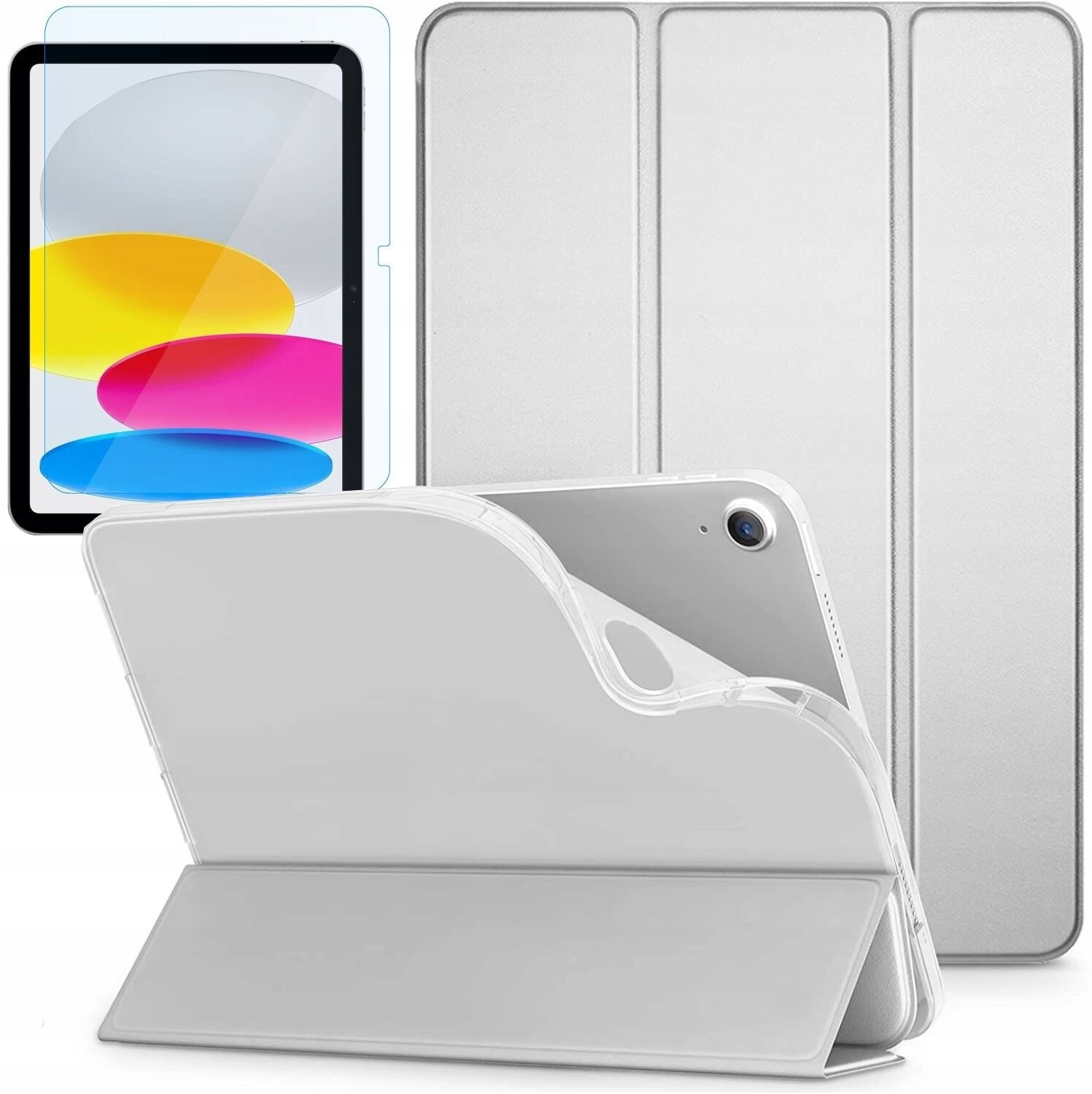 Otevírací Pouzdro Smart Case Šedé Sklo pro Apple iPad 11 A16 2025 10 10.9