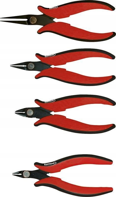 Sada kleští pro elektroniku 4dílná Format
