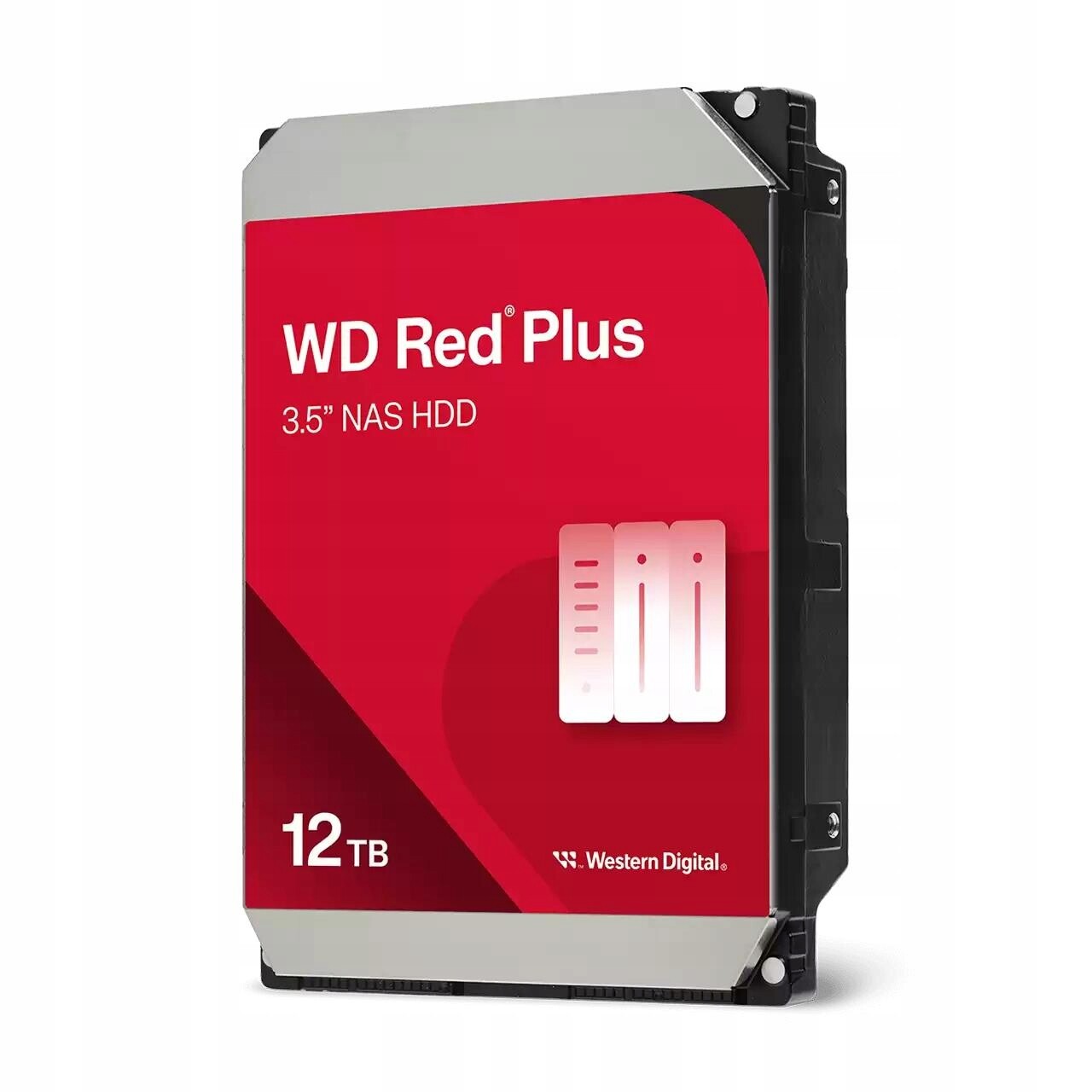 Hdd|western DIGITAL|Red Plus|12TB|SATA|512 MB|7200 rpm|3,5